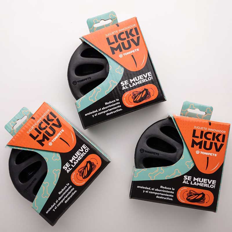 Lickimuv - Juguete para lamer, caucho natural